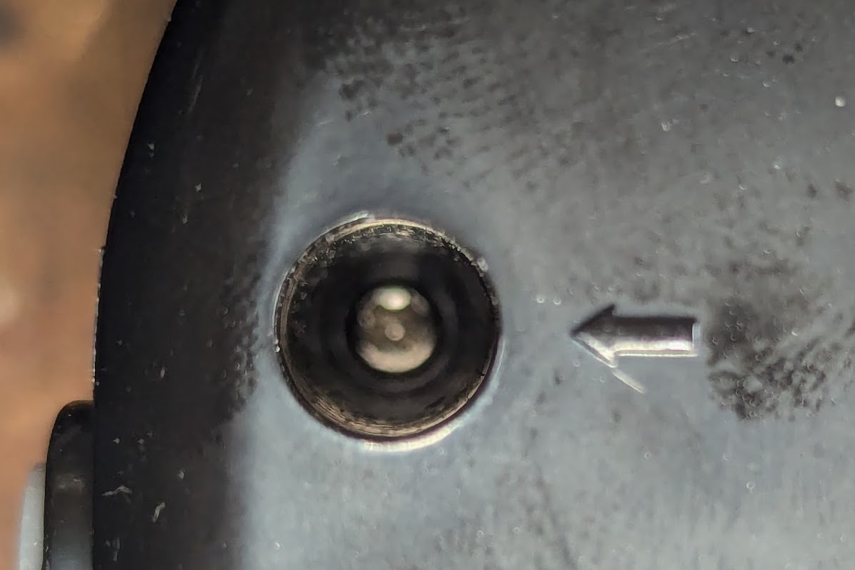 Detail of the screw marking