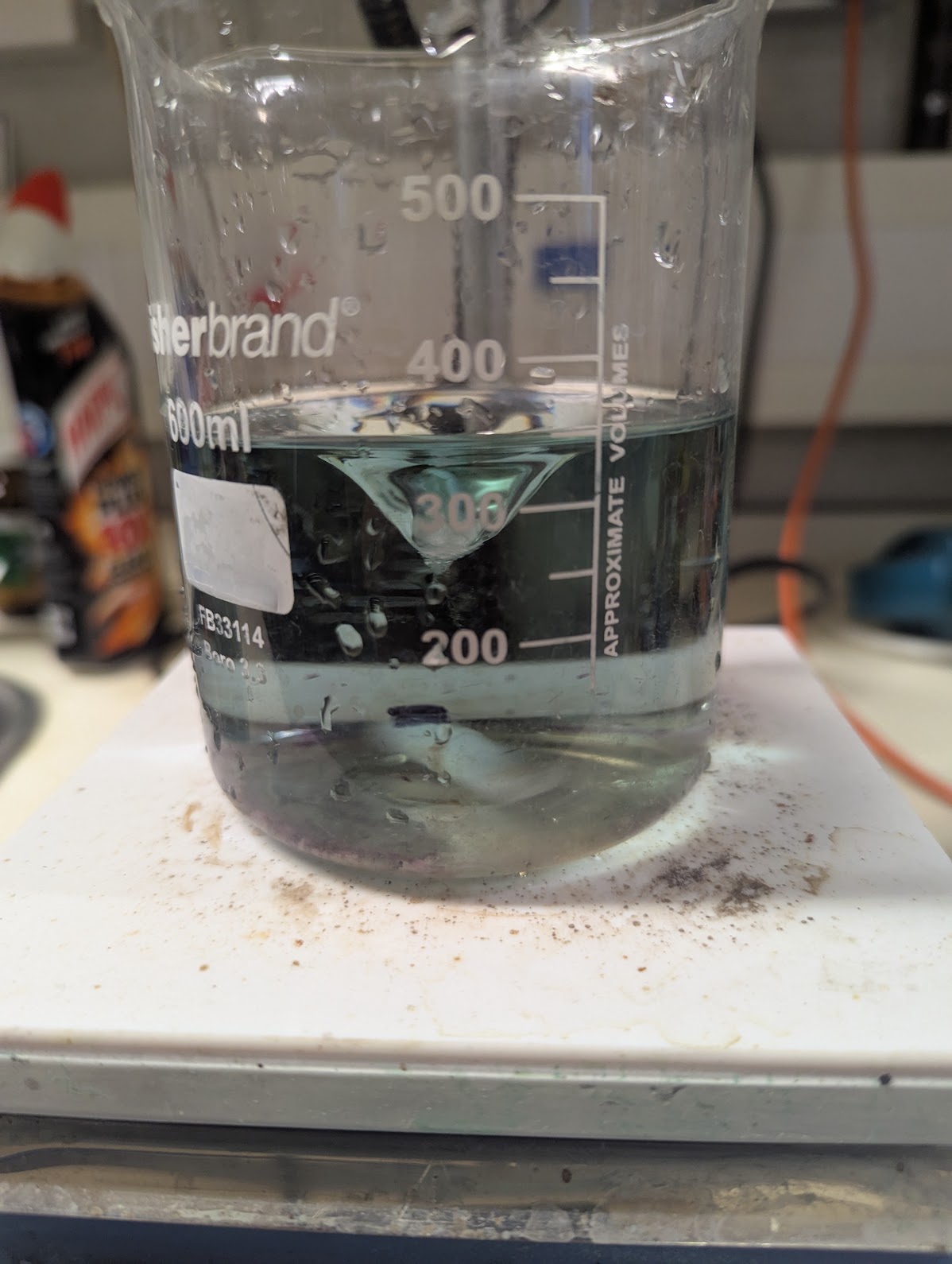 60 seconds after addition.