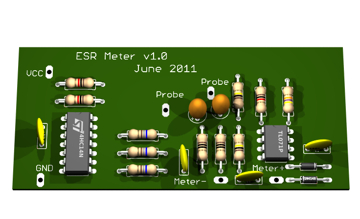 An in-circuit Equivalent Series Resistance meter